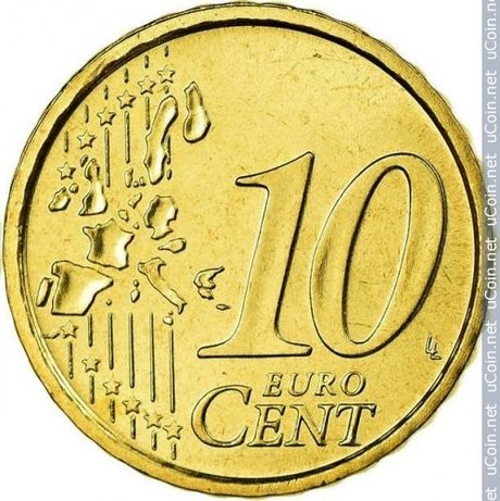 Редкая монета 10 центов 2002 года