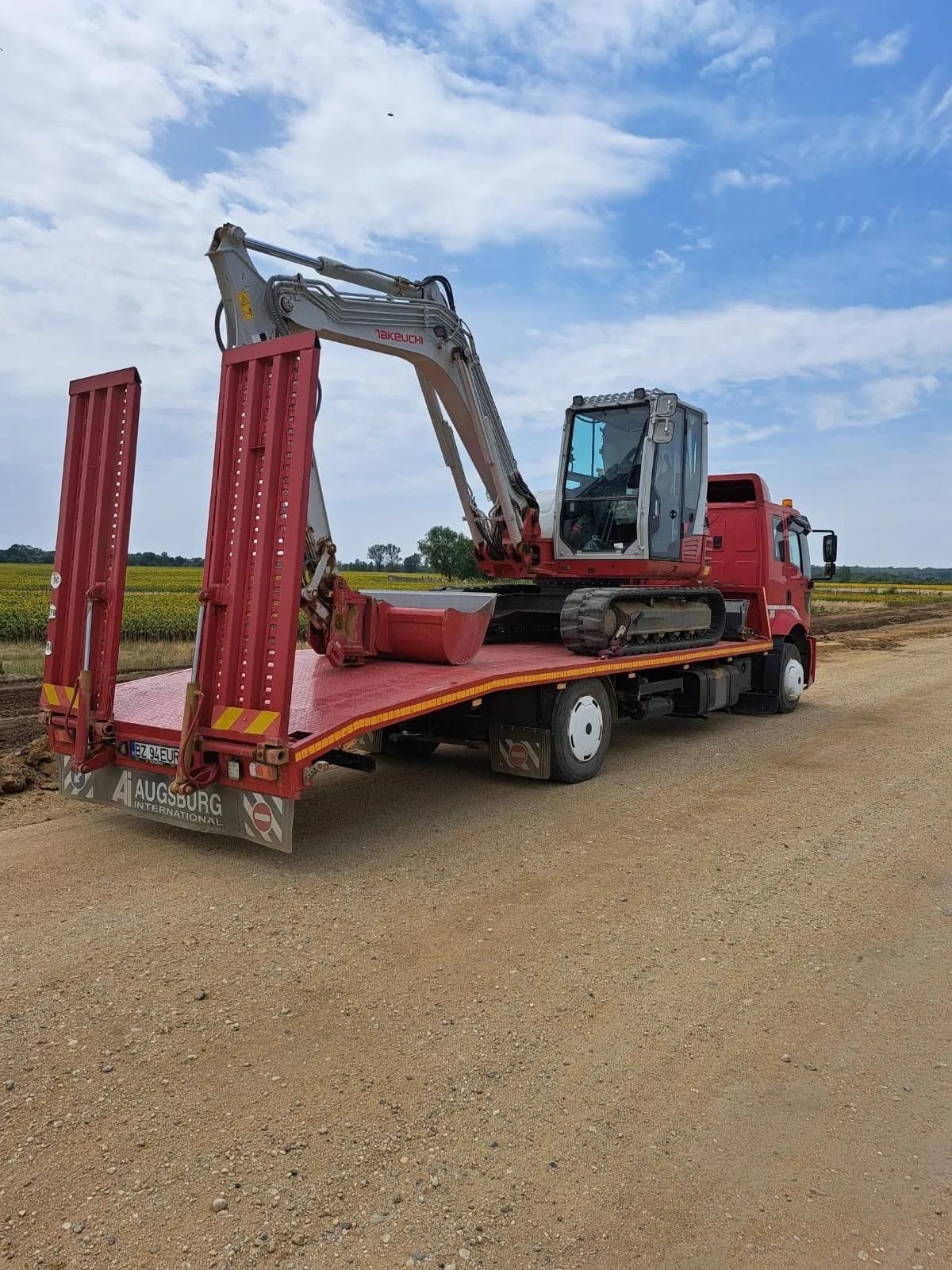 Prestări servicii/ Inchiriere UTILAJE DE CONSTRUCTII/ Transport