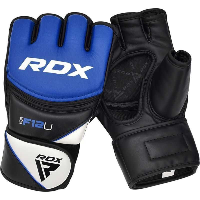 ММА Ръкавици RDX Training MMA Gloves Blue, Ръкавици за Бойни Спортове