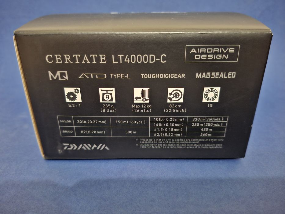 Vând mulineta Daiwa Certate LT 4000D-C  (2024), Noua.