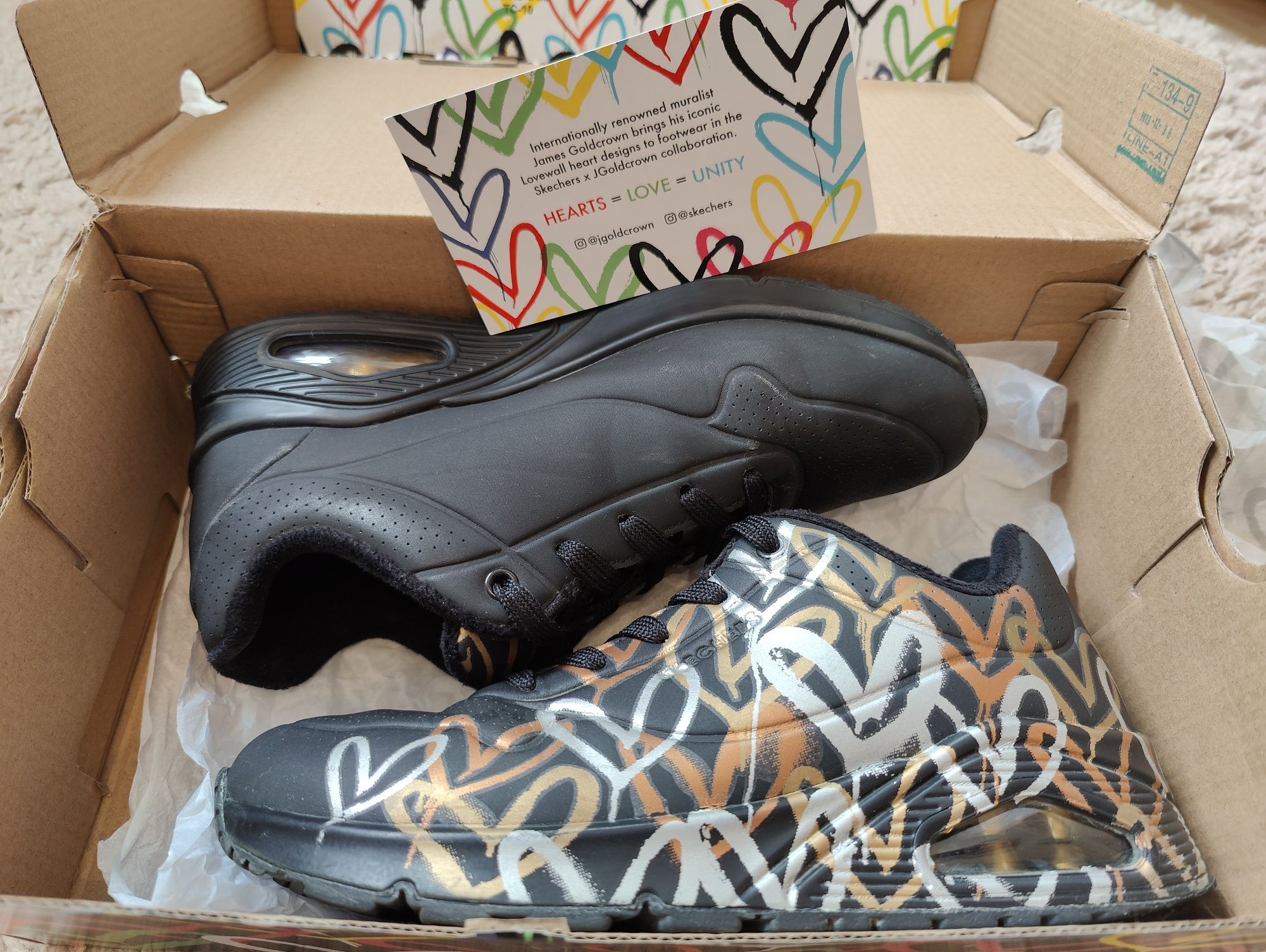 Skechers - Metallic Love размер 37,5