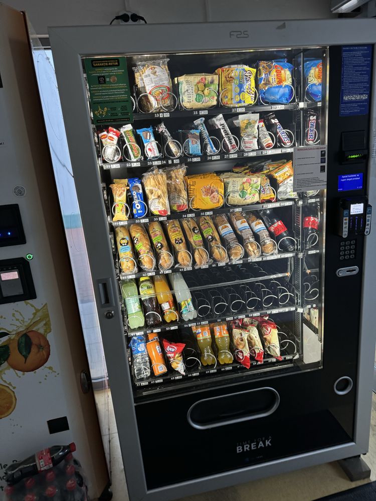 Firmă profitabilă de automate cafea si snack-uri Bucuresti- de vânzare