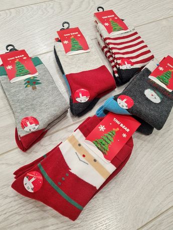 Детские новогодние носки