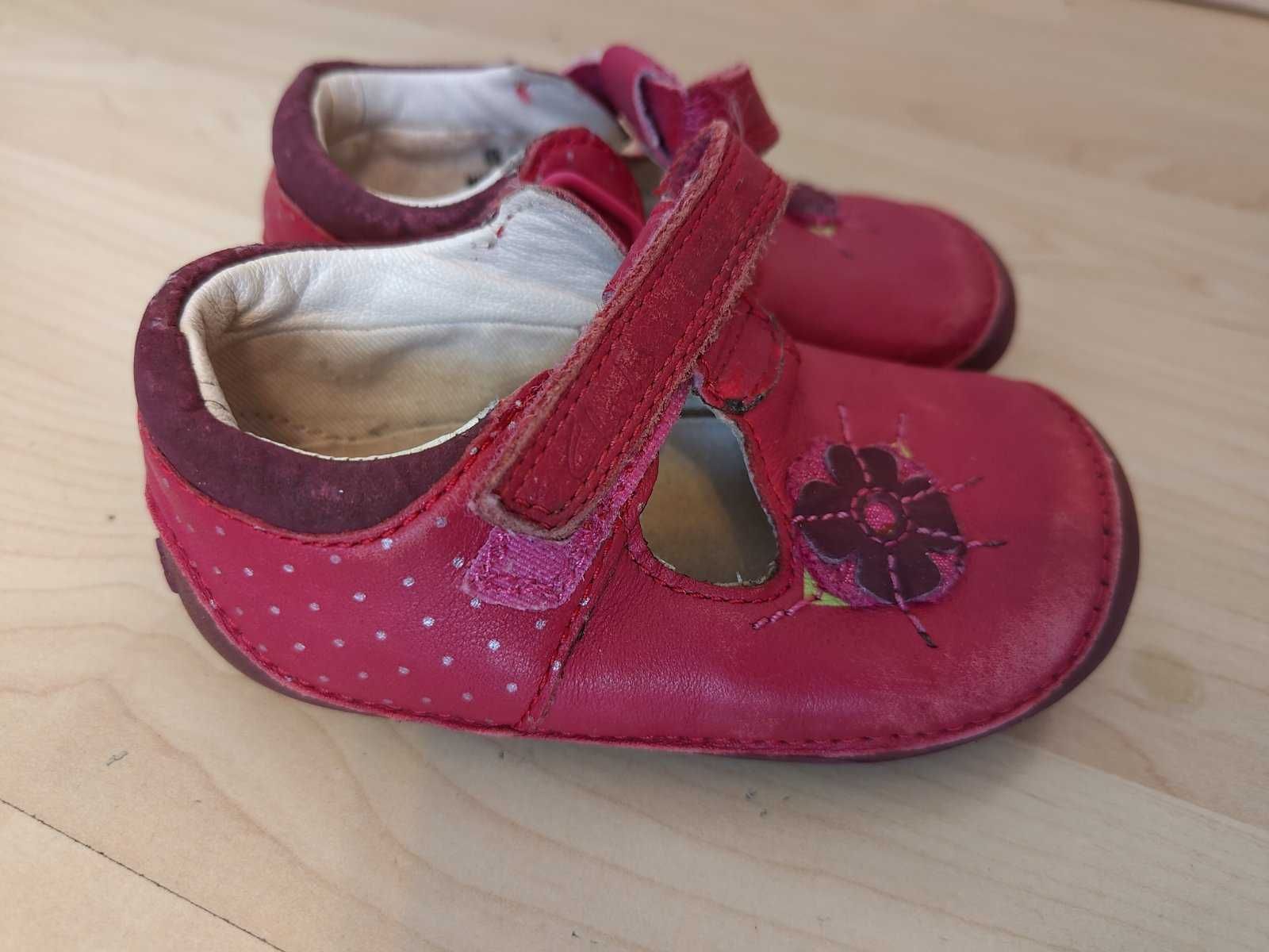 Бебешки/детски обувки Clarks номер 20.5 за момиче, естествена кожа