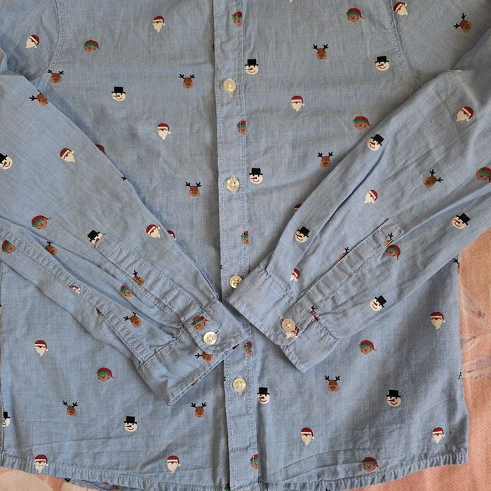 Детска памучна риза