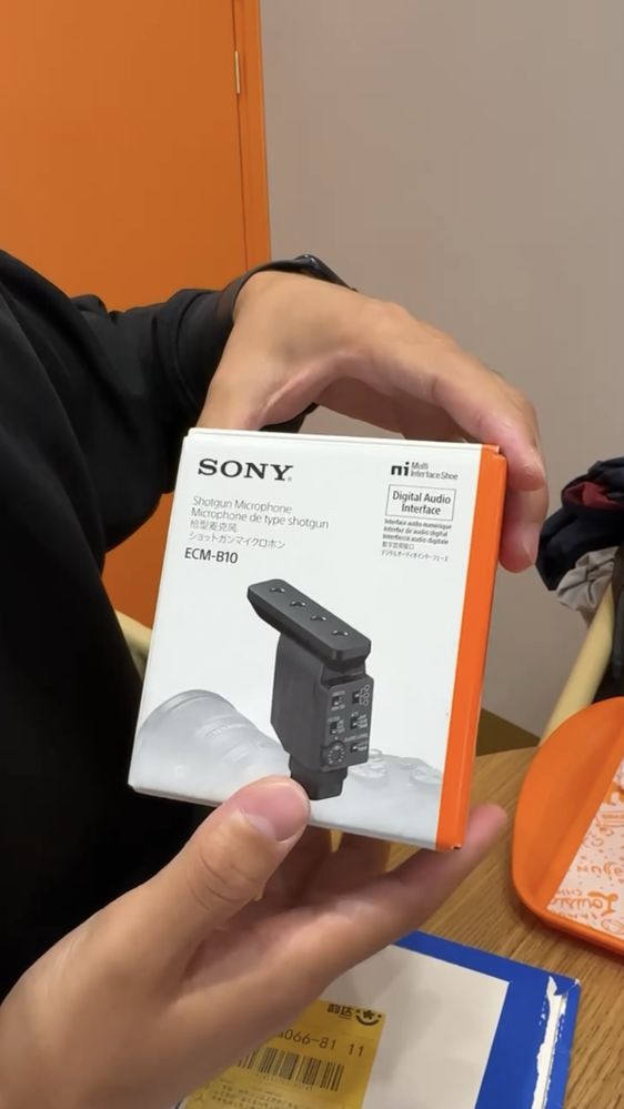 Sony ECM-B10.                           .