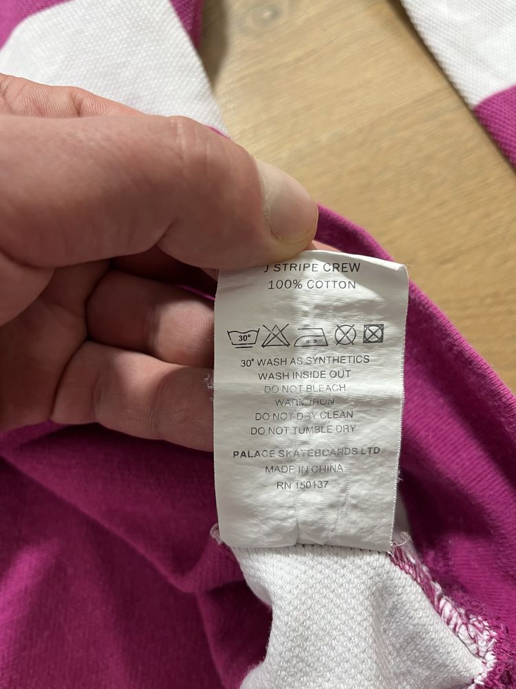 Palace J Stripe Crew размер М