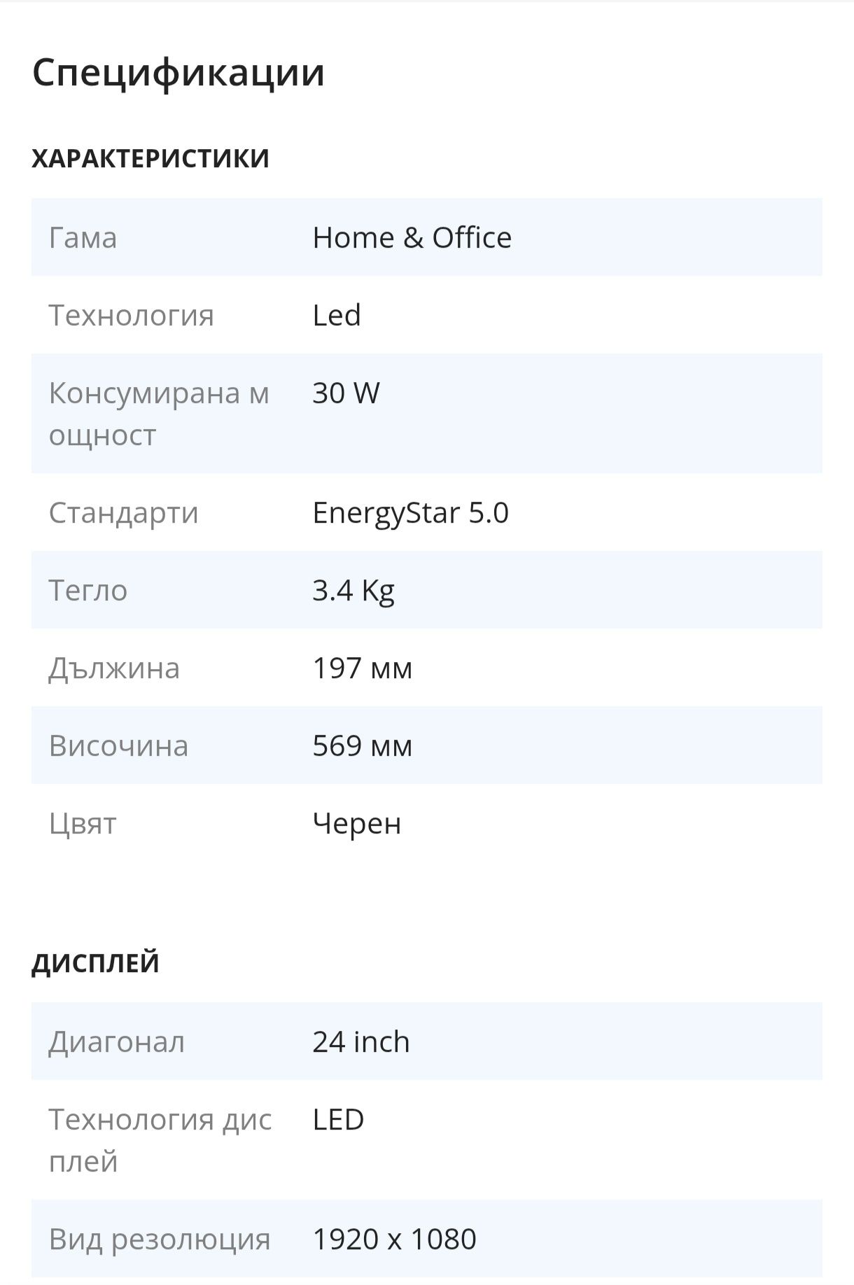 Монитор Samsung LED