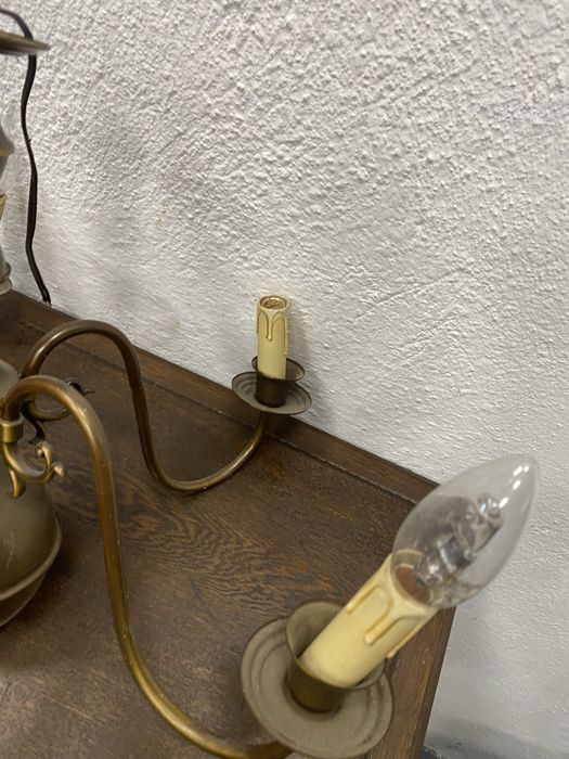 Месингов полилей 5 рамена Dutch Flemish стил Нидерландия