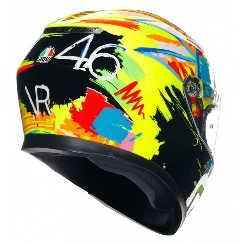 НОВА КАСКА AGV K3 Rossi Winter Test 2019