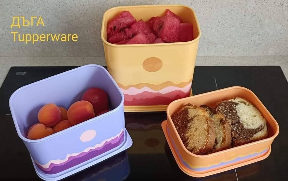 Tupperware Туто Фреско, чаша 470 мл., каменица,бутилка,топер