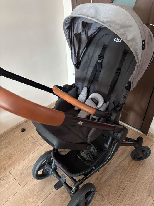 Бебешка количка Cybex Kody Pure Lux + столче за кола Cybex Aton 5