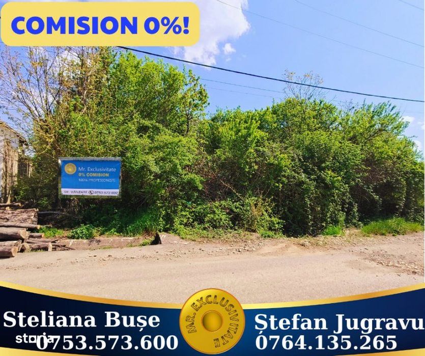 Teren 1712mp de vanzare in Horezu, Turcinesti, langa Pensiunea Arianna