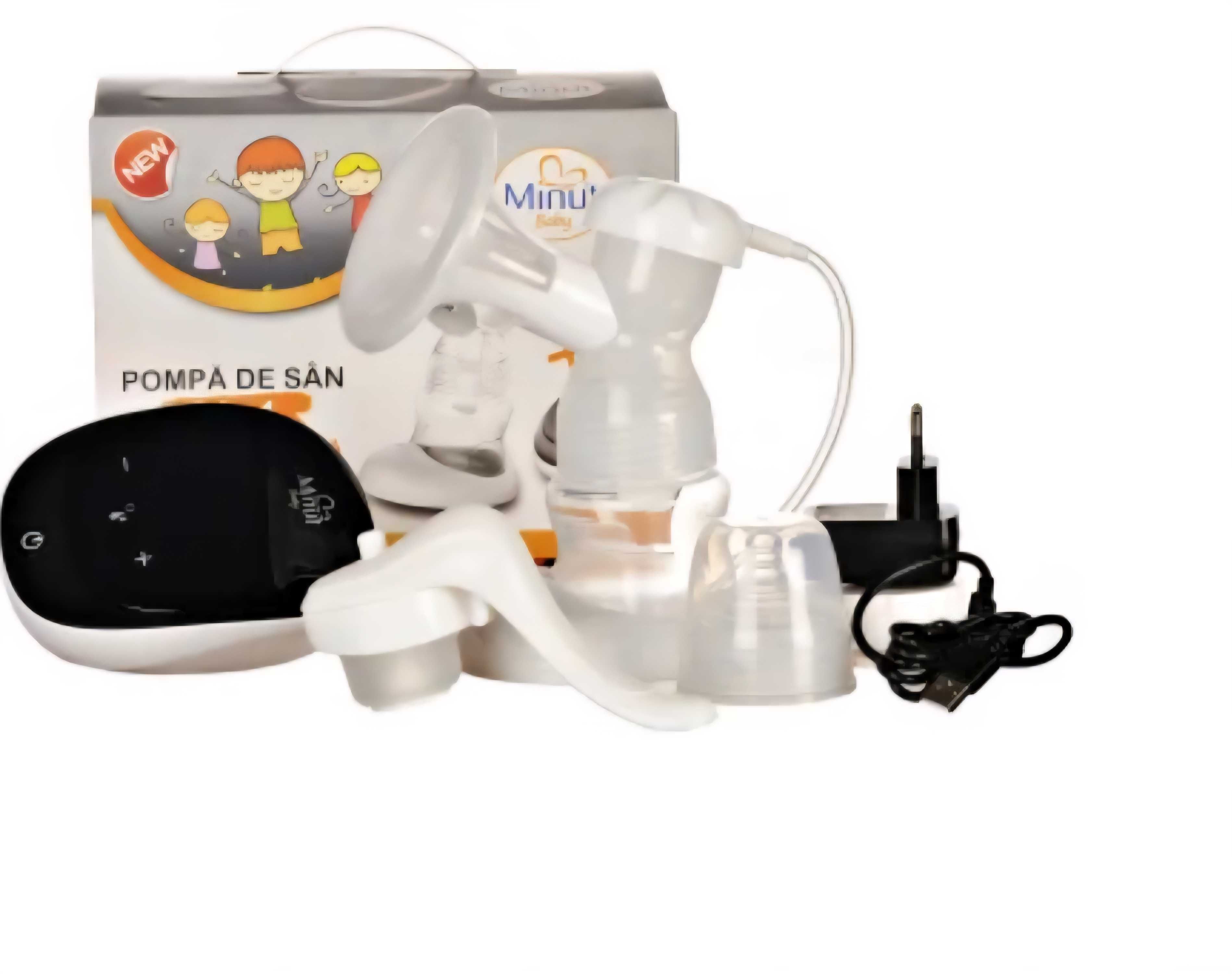 Pompa de san electronica si manuala 2 in 1