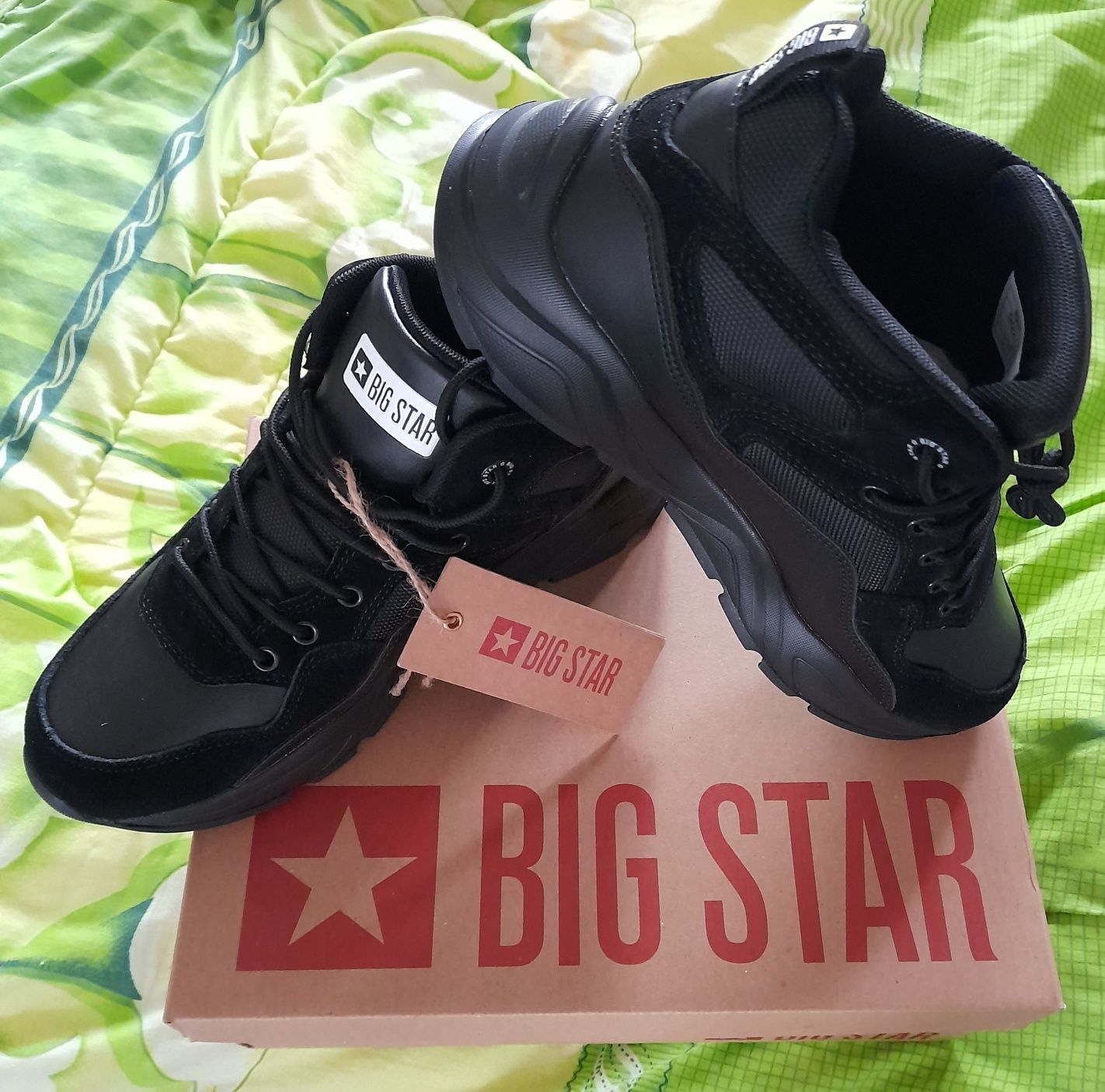 Ofertă! Sneakers Big Star Original, piele naturală NOU import
