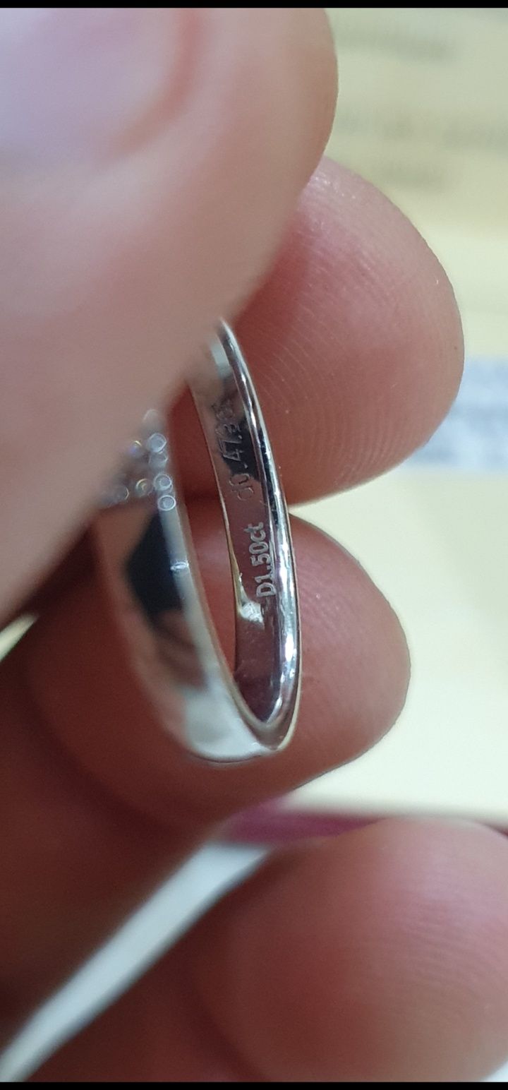 Бриллиант кольцо 1.97 ct 750 проба
