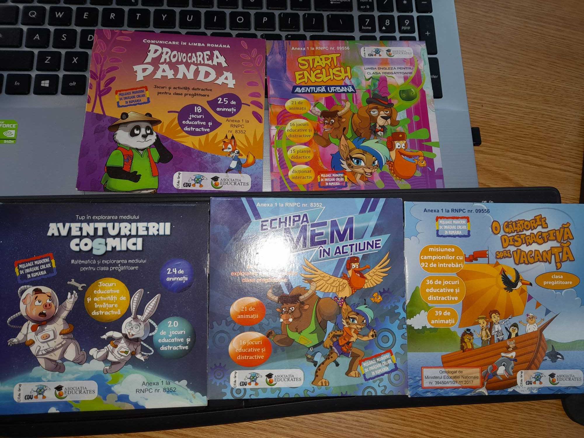 Dvd jocuri educative si engleza pentru copii