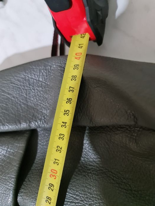 Geanta gri piele naturala !