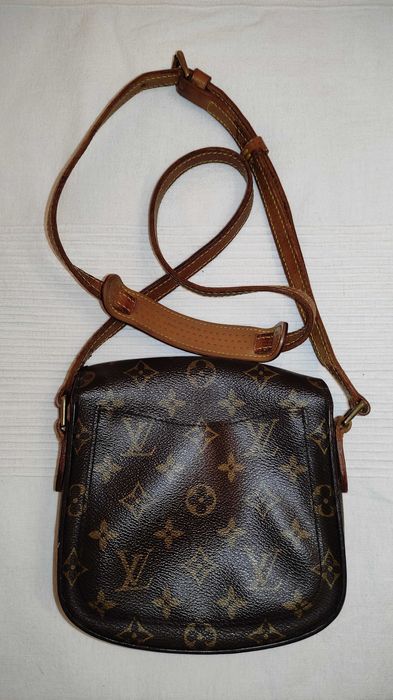 LOUIS VUITTON Mini Saint Cloud Shoulder Bag Monogram Leather
