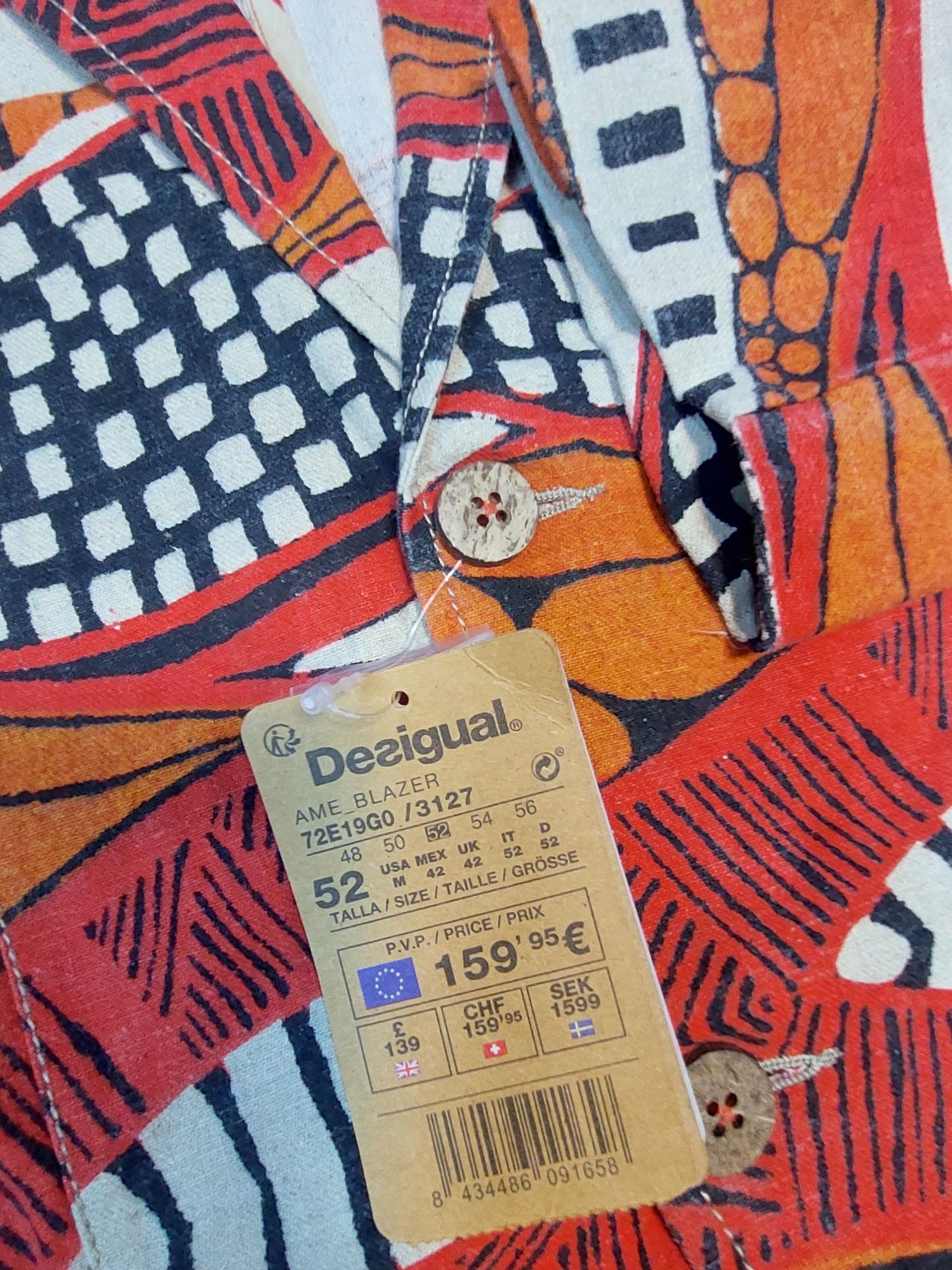 Sacou barbati 52, 54 Desigual