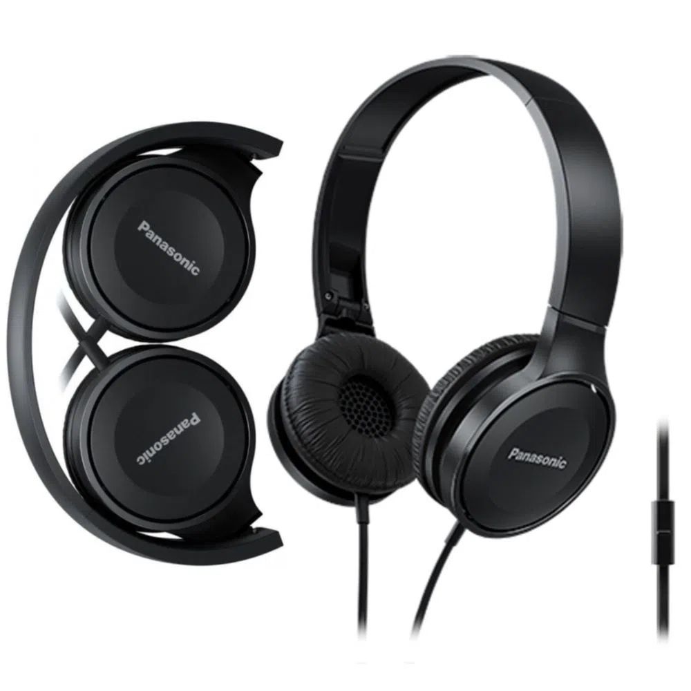 Panasonic RP-HF100ME-K Стерео слушалки с микрофон Панасоник