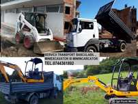 Miniexcavator jcb și miniincarcator