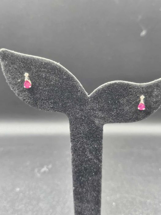 Hope Amanet P5-Cercei din aur alb cu pietre 14K-585 , 0.92 Gr