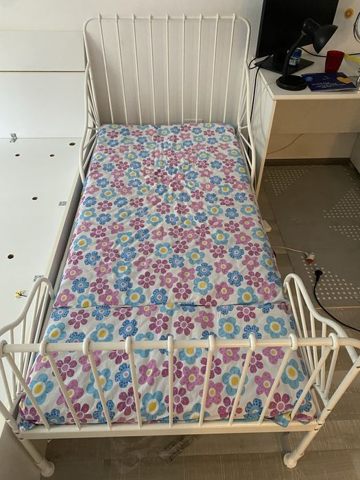 Pat copil Minnen Ikea somiera si saltea