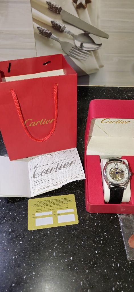 Часы Cartier, люксового качества, механические