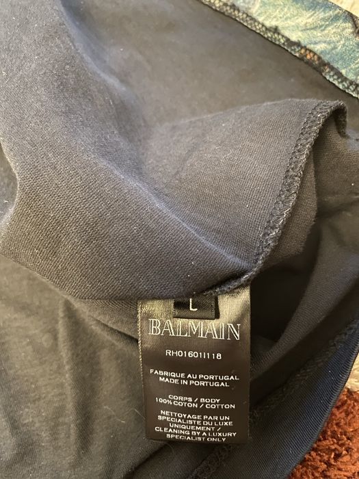 Tricou Balmain Paris(Nu gucci yzy amiri burlon versace lv)