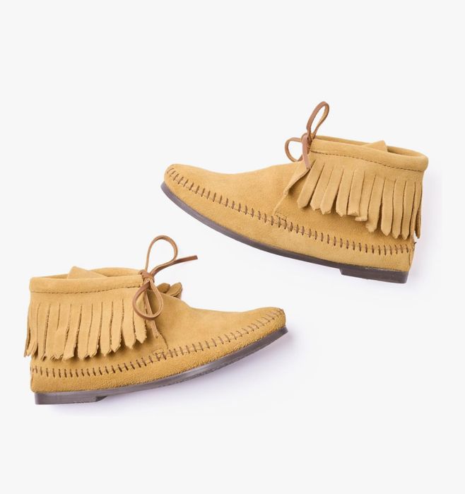 Мокасины unisex,высокие ,Minnetonka,натуральная замша