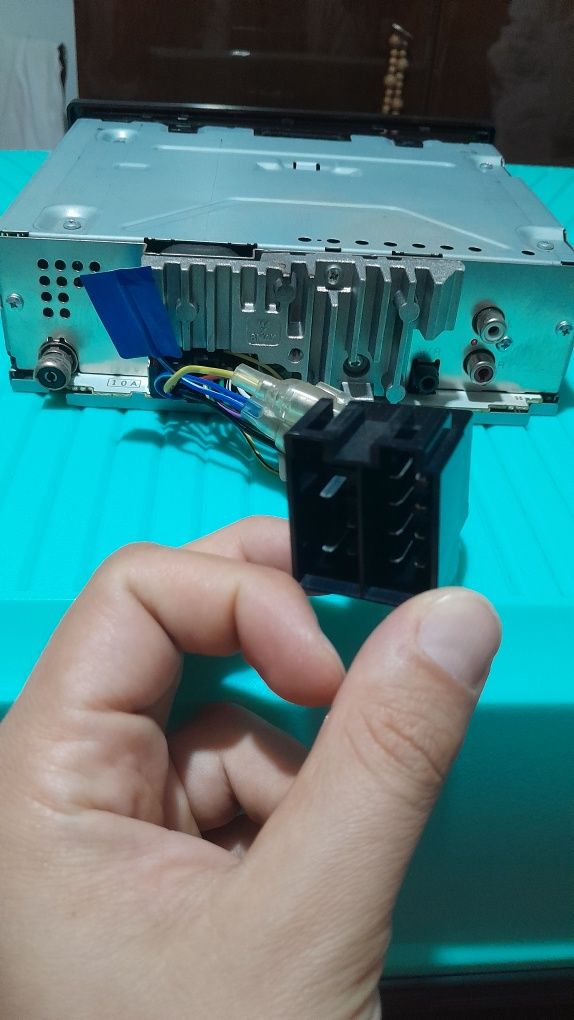 CD Pioneer MOSFET 50×4 USB AUX WMA MP3 свети в  червено