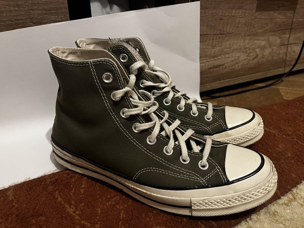 converse high top kaki