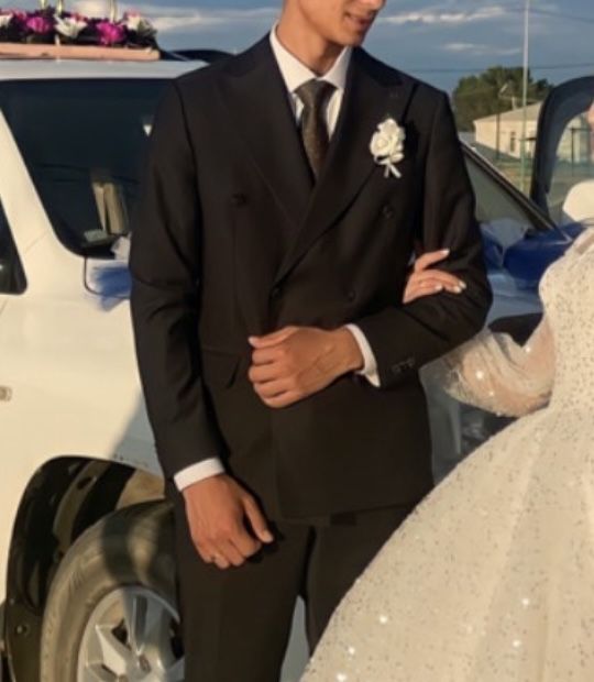 Костюм черный  мужской