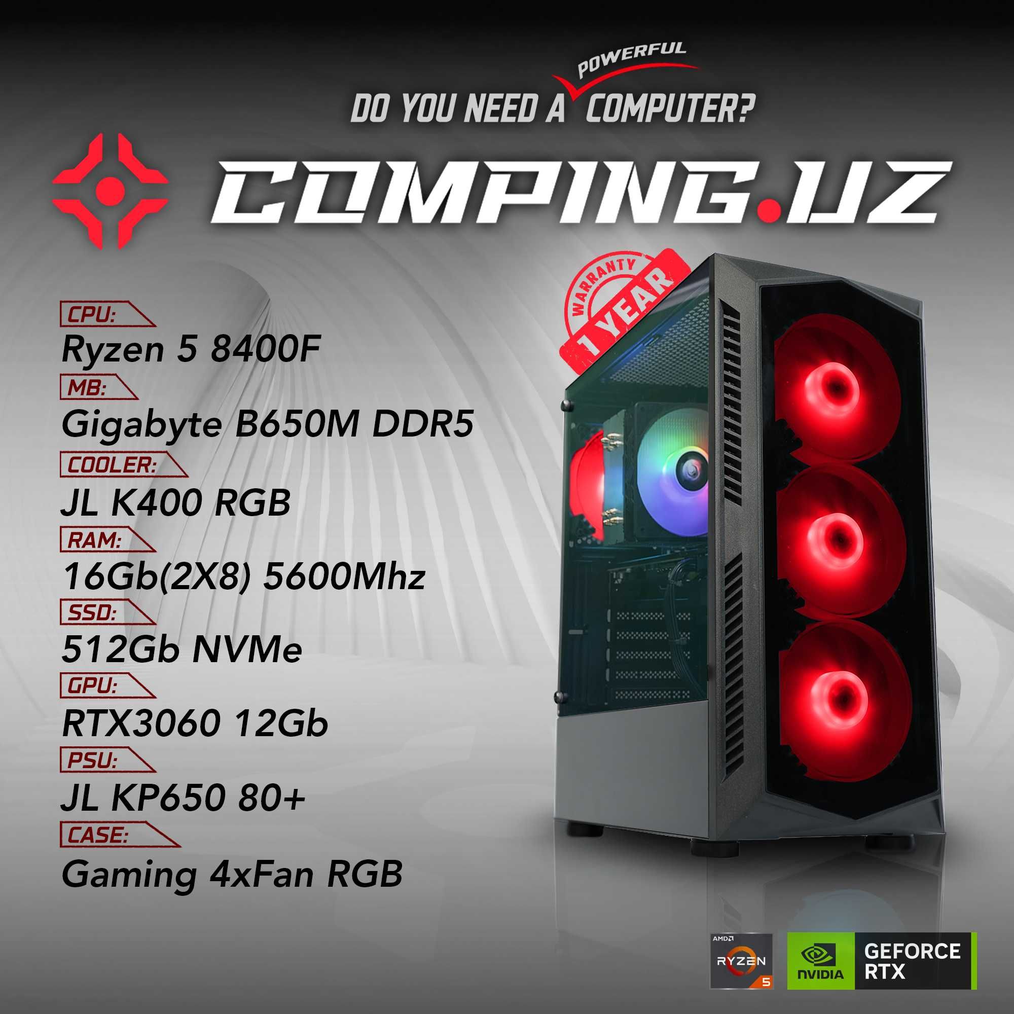 (NEW) 8400F/B650M/16Gb/512Gb/RTX3060