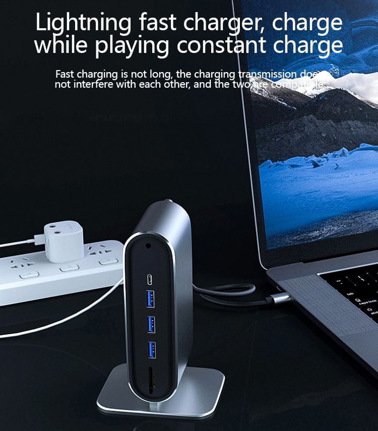 Hub Adaptor Multiport 12 in 1 USB-C 3.1