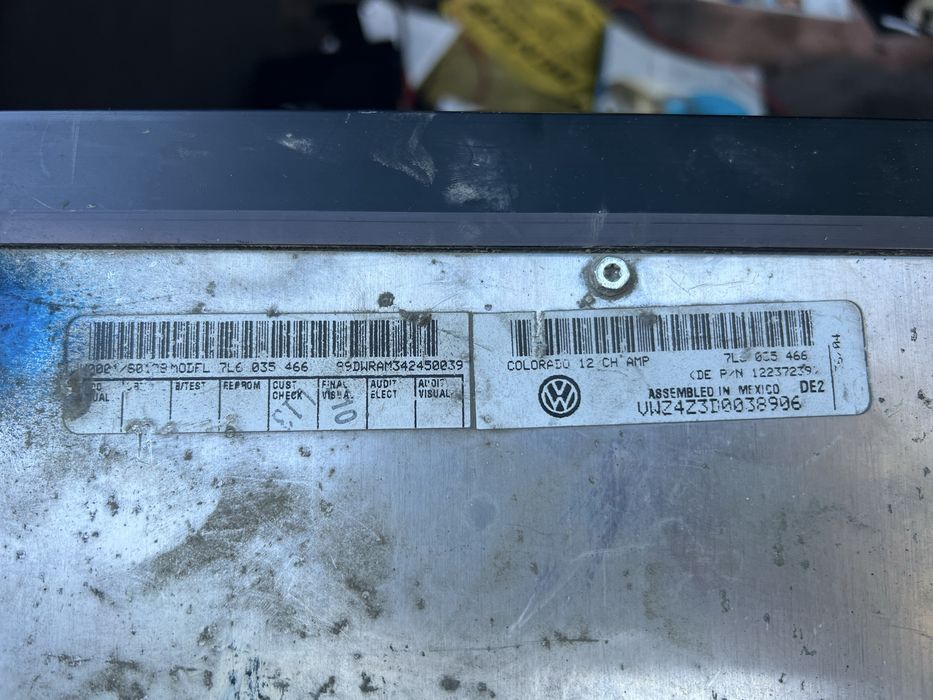 Magazie sdi si amplificator  sunet touareg