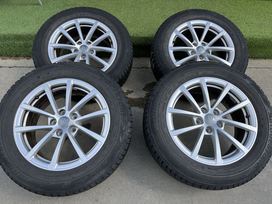 Roti originale Audi R17 + 225/60 Bridgestone iarna