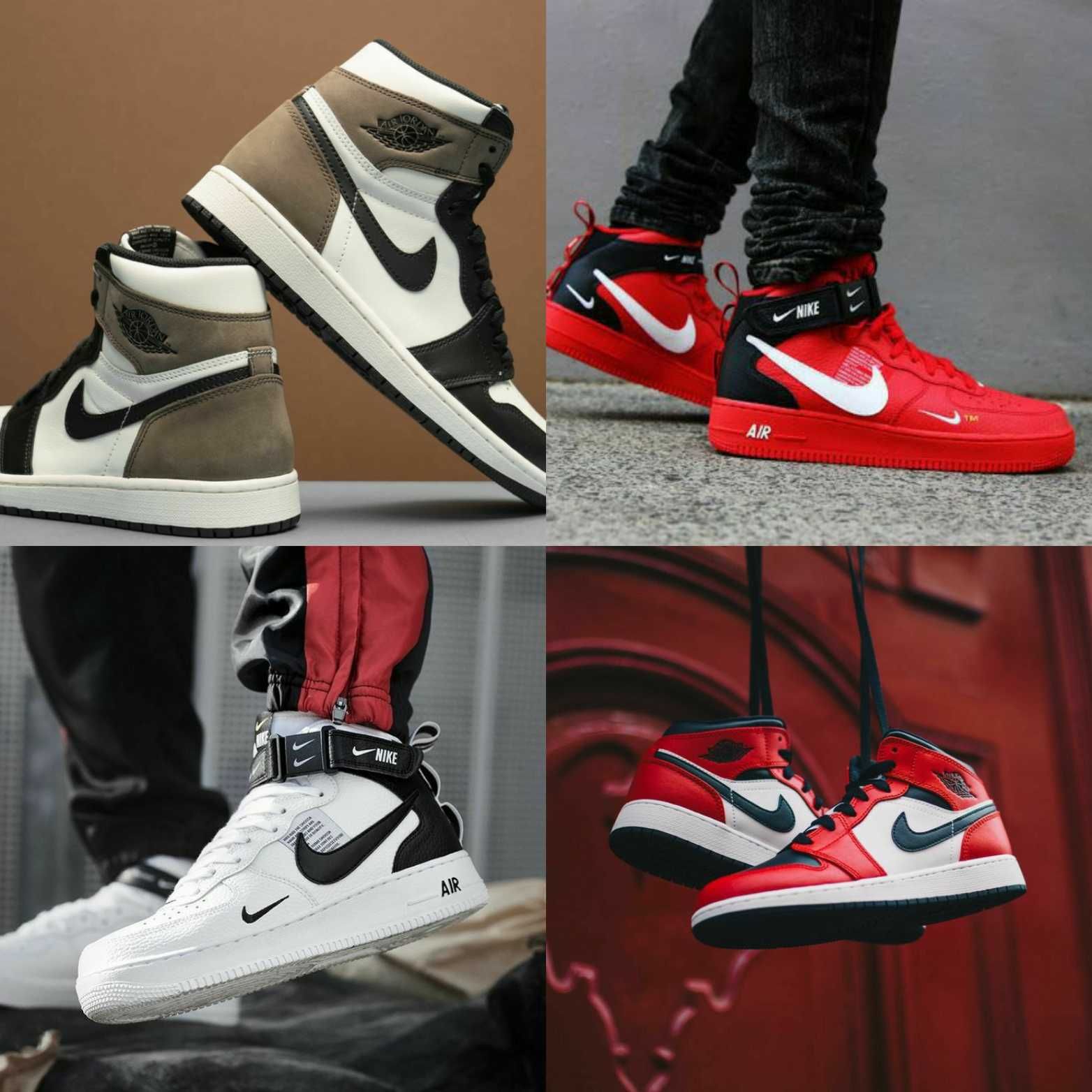 ТОПовые кроссовки Nike Air Jordan 1