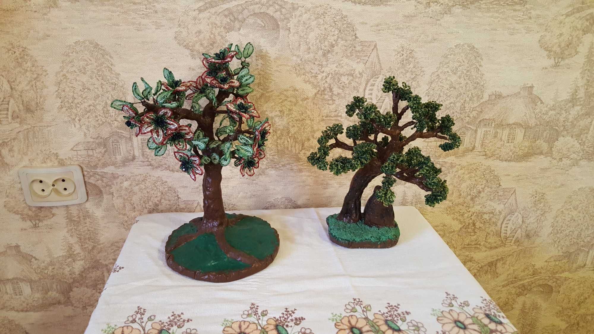 Деревья из бисера в подарок!
