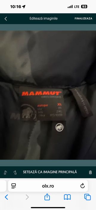 Jacketa Mammut New XL