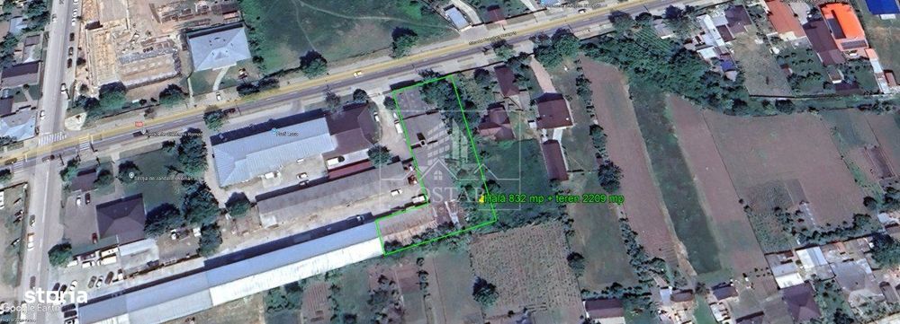 Hala+teren de vanzare in Roman-ideala pentru productie sau depozitare!