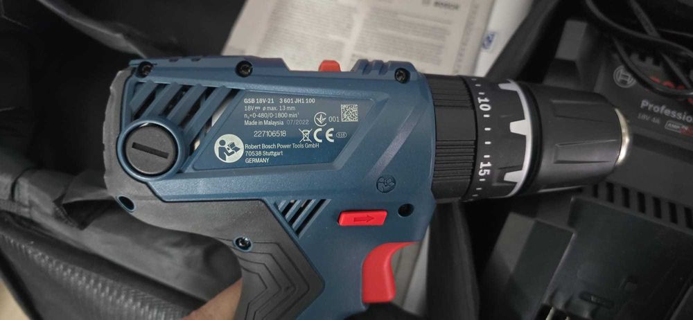 BOSCH GSB 18-21 BORMASINA Filetanta Cu Percutie Profesionala NOU..