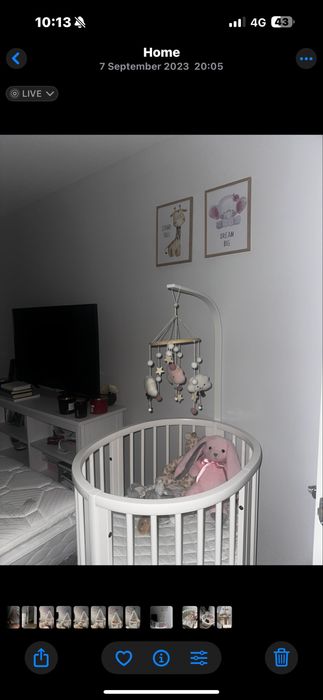 Patut Stokke Sleepi Mini (cu accesorii complete)