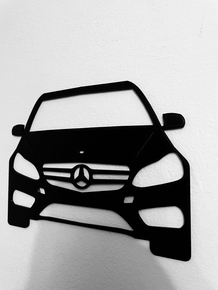 Decorațiune de perete printată 3D Mercedes-Benz E-Class