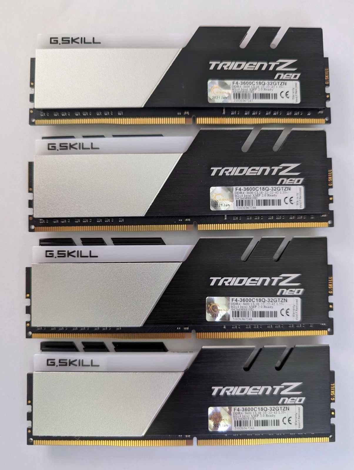 Рам памет G. SKILL Trident Z Neo 4x8GB 32GB 3600MHZ DDR4