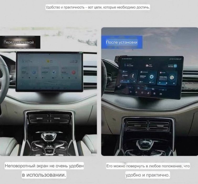 Поворотный механизм экрана BYD Song Plus / Champion / Song Pro