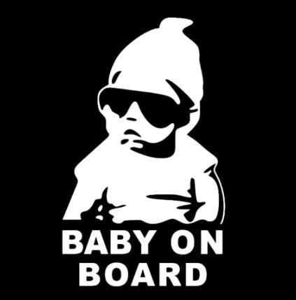 Baby on Board стикер, лепенка за вашия автомобил