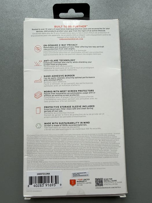 Huasa UAG si folie sticla refolosibila UAG