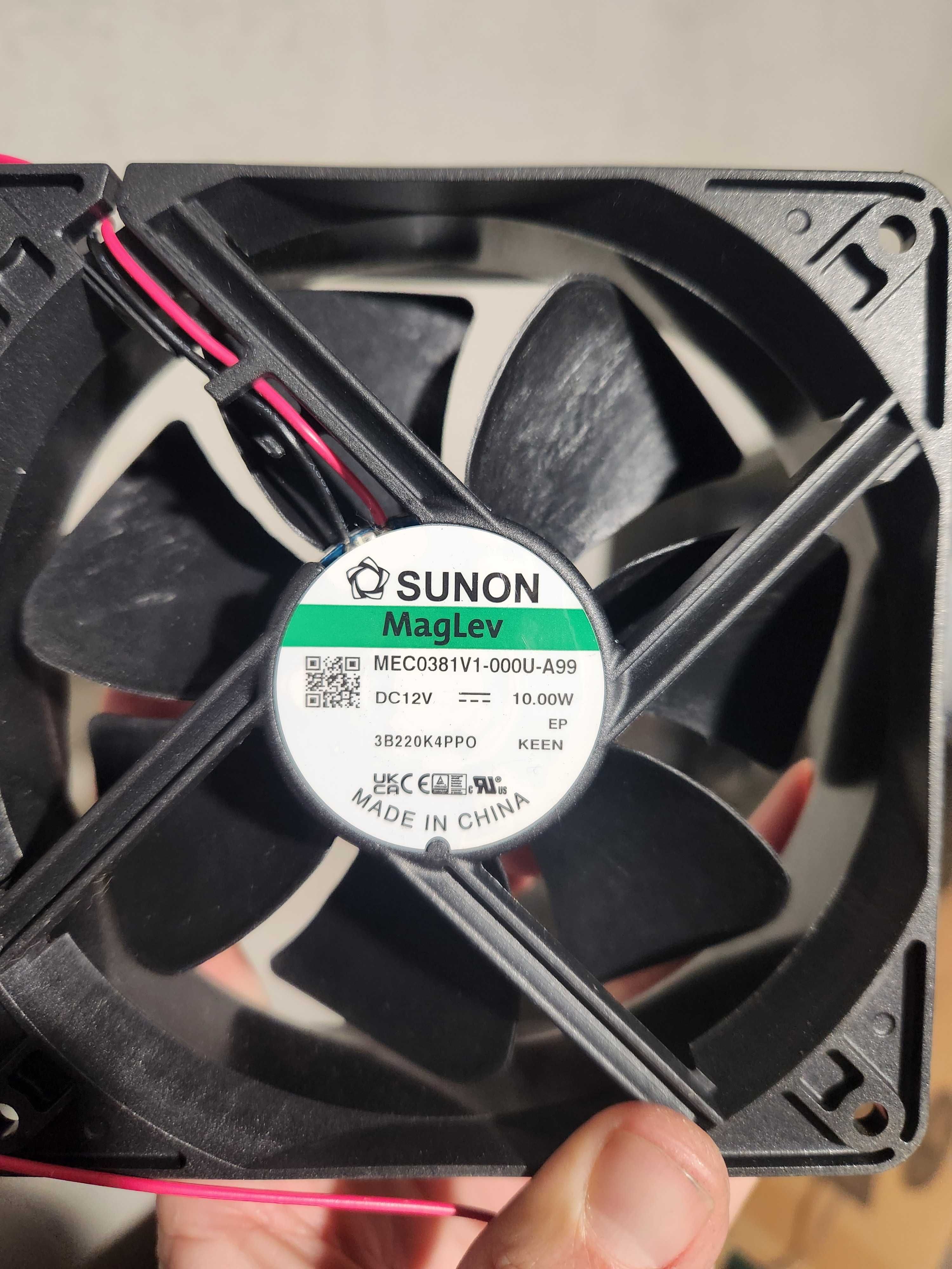 Супер Мощни Вентилатори SUNON MagLev 120x38мм, 10w, 3100RPM, ~250 m3/h